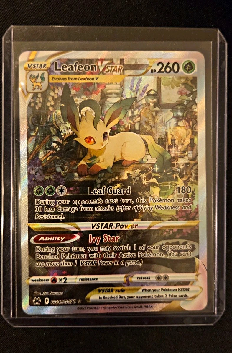 Deal for Pokemon TCG Leafeon 011/116 Deck Exclusives Holo Rare English Stage 1 100 HP