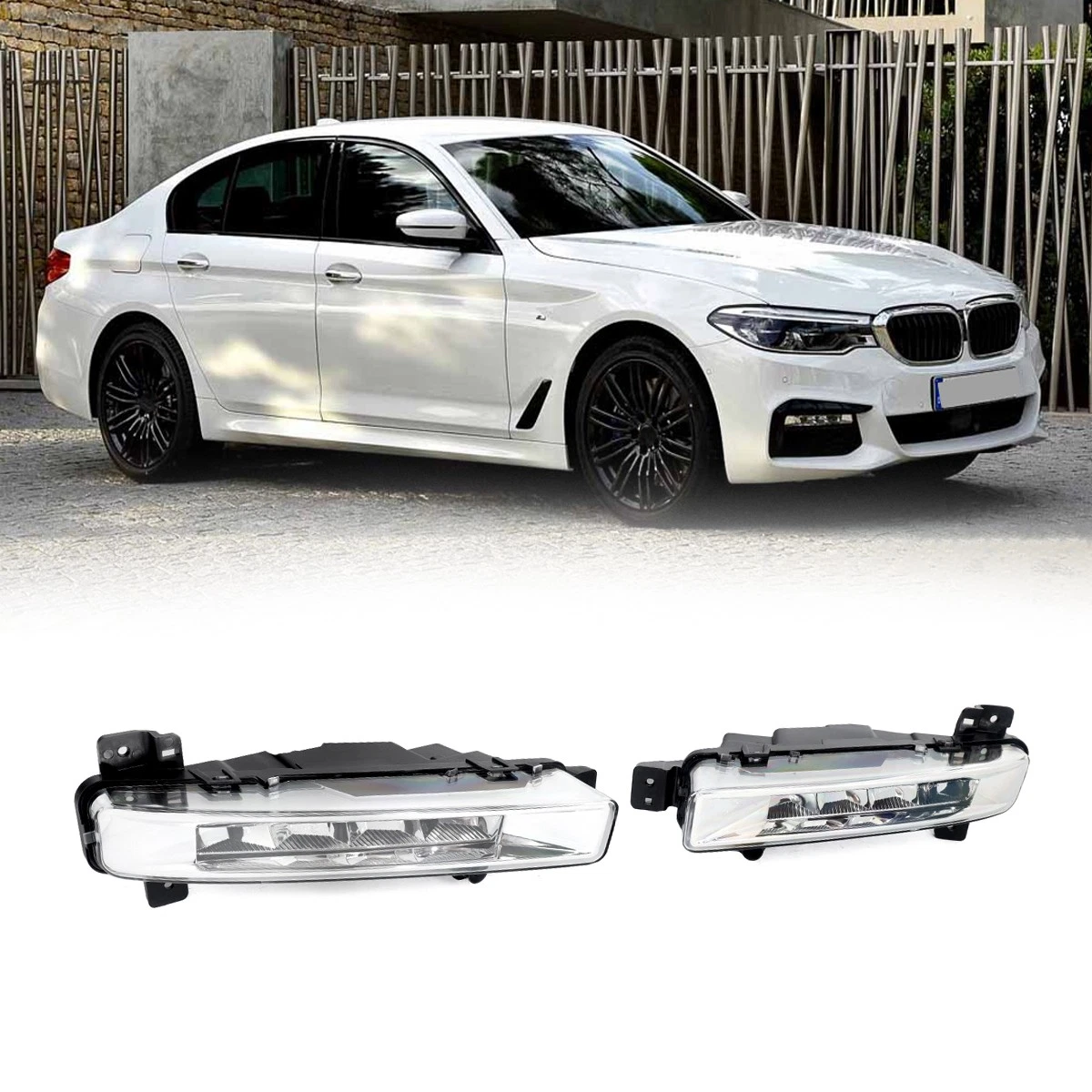 Left+Right LED Fog Light For 2017-2020 BMW 5' G30 G31 530i 540i 63177349131/132 - product detail image 2