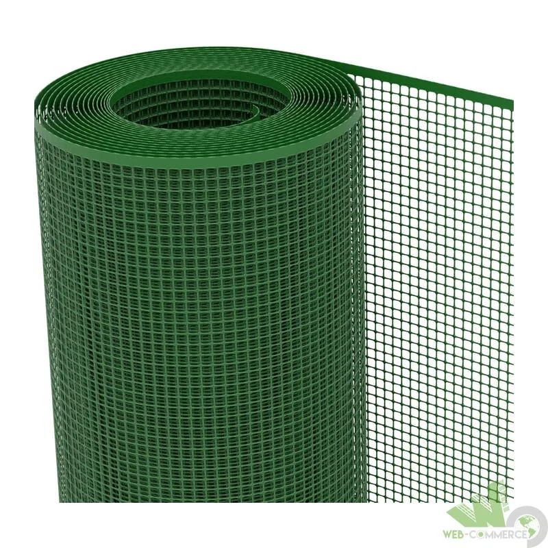 ROTOLO 50 MT RETE PER BALCONI MM 10x10 PLT 250 GR/MQ 1X50 MT VERDE PROTEZIONE