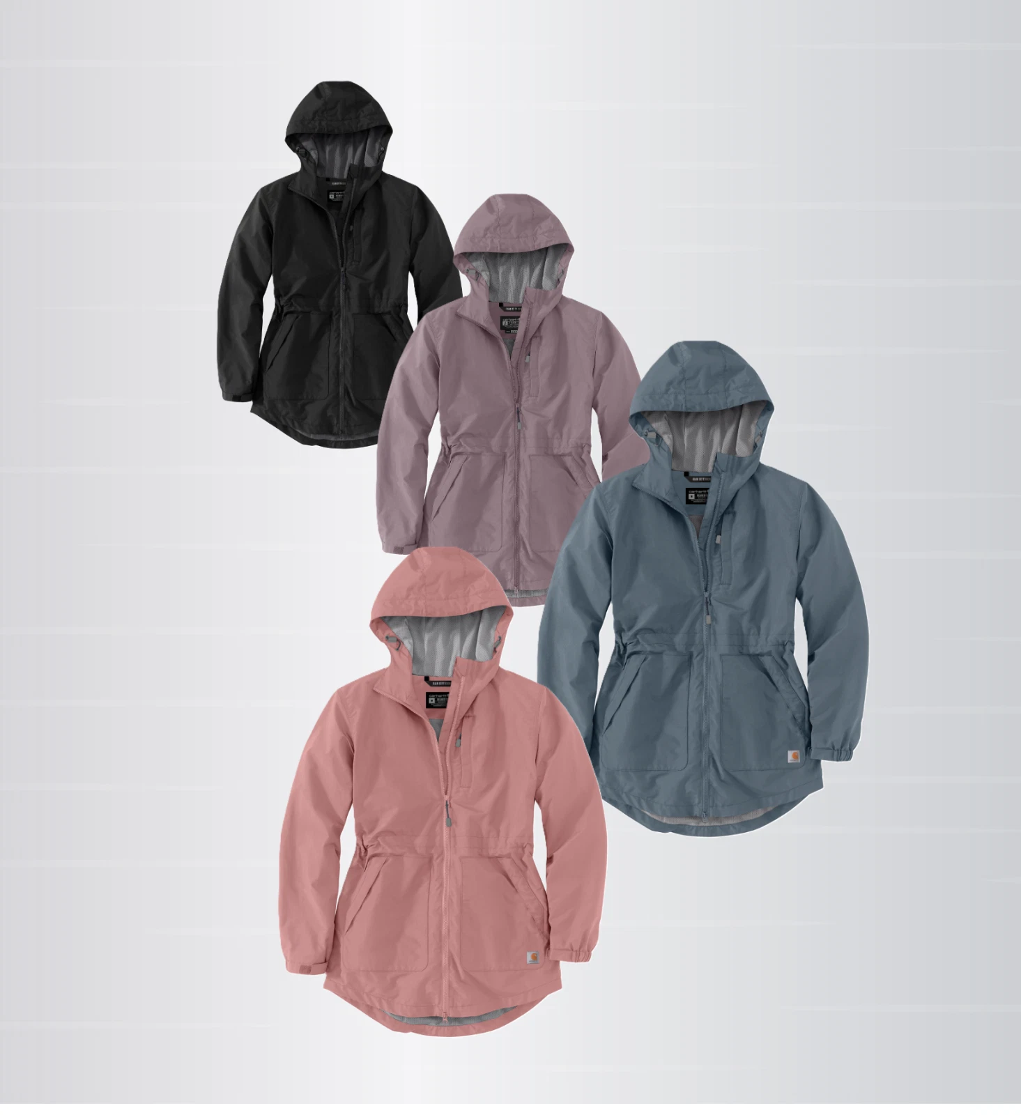 Carhartt Rockford Coat Relaxed Lightweight Rain Defender & Waterproof Jacket
Opens in a new window o