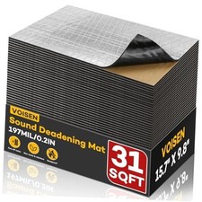VOISNE Sound Deading Material for Cars,197 197 mil-Aluminum 21 SqFt-28 Pack