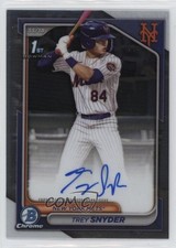 2024 Bowman Draft Chrome Prospect Auto Trey Snyder #CPA-TSN Auto 03ox