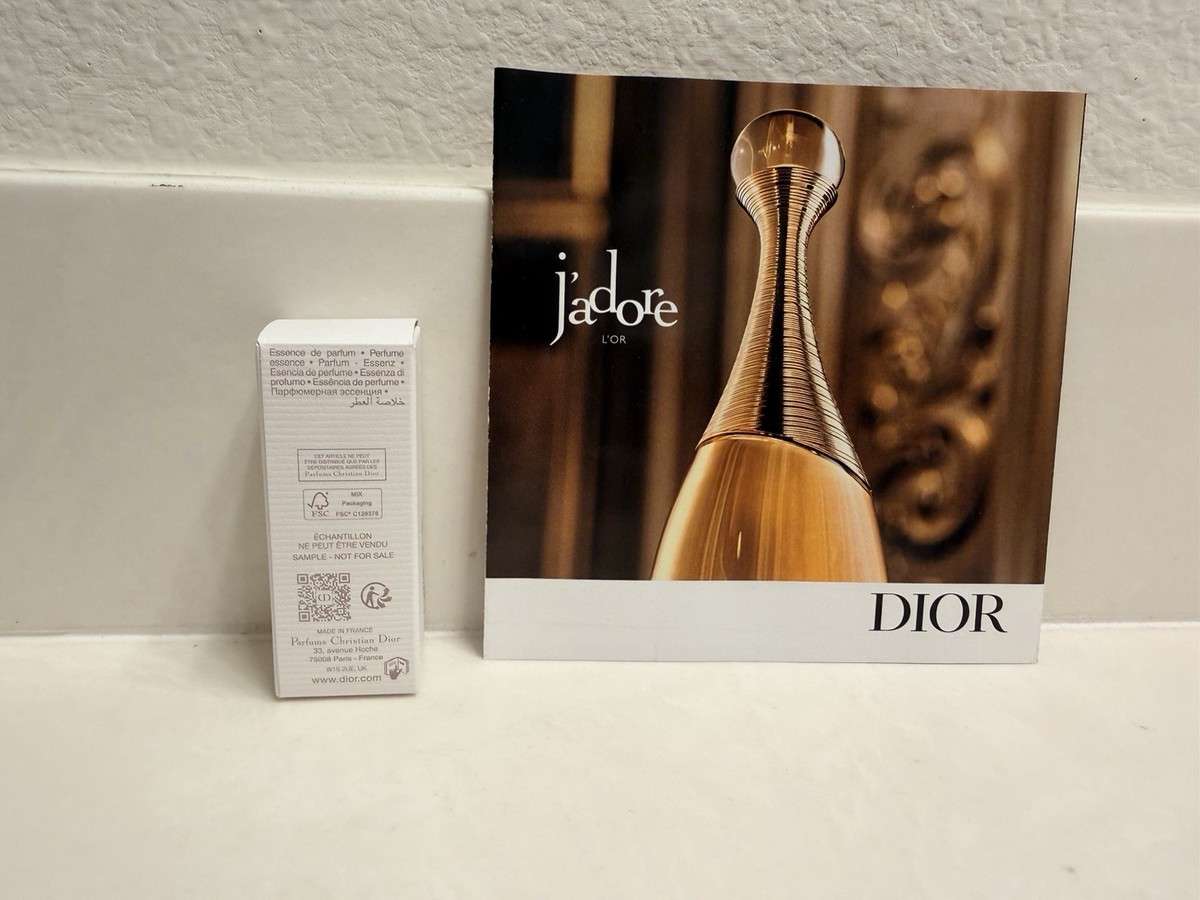 Dior J'adore L'Or Mini Perfume 3.5ml Essence de Parfum Travel Size