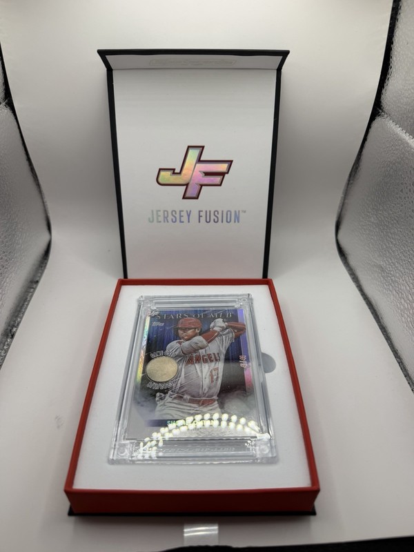2022 Topps Shohei Ohtani Stars of MLB #SMLB-24 Jersey Fusion Game Used Ball /44