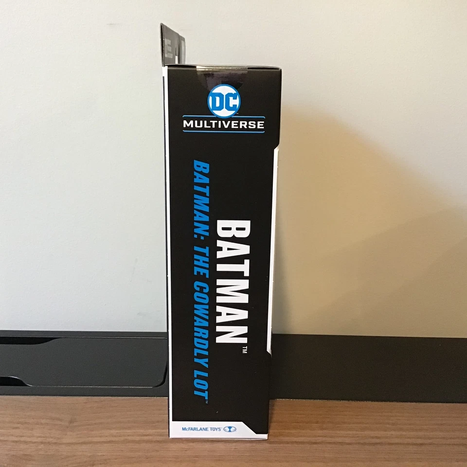 Batman The Cowardly Lot DC Multiverse Batman Wave 4 Action Figure Red Platinum - Image 4 of 4