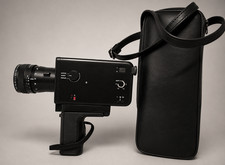 Vintage Braun Nizo S 2 Super 8 Movie Camera with Original Case Retro Germany