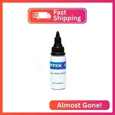 Intenze Snow White Mixing Tattoo Ink 1oz with Excellent Long-Lasting Opacity, Ma