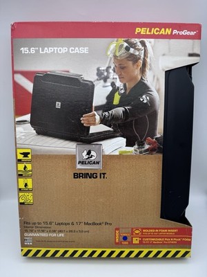 Pelican 1095 Laptop Case Hardback Waterproof Black Foam New Sealed