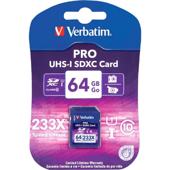Verbatim 97466 64 GB Secure Digital High Capacity (SDHC) - 1 Card - Class 10 - Image 3 of 3