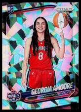 2025 Panini Prizm WNBA Georgia Amoore Rookie Variation #140 Ice Prizm RC