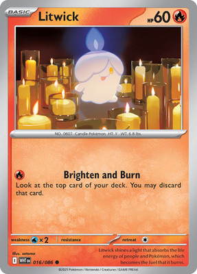 Litwick - 016/086 - Common - Near Mint