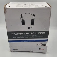 NEW Sena Tufftalk Lite Hard Hat Mount Long Range Bluetooth Communication Earmuff