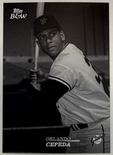 2024 Topps Black &amp; White ORLANDO CEPEDA Topps Vault San Francisco Giants #104