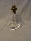 Dorothy Thorpe Candle Stick Holder Lucite Pretzel Twist 1970s #W/U