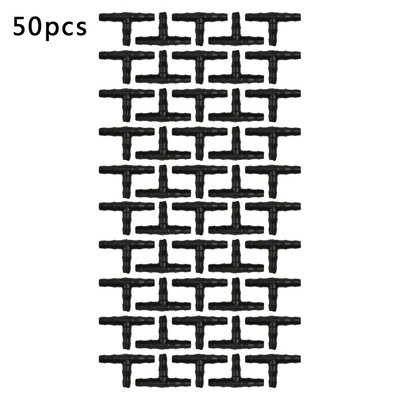 50 * T-Stück Joint Schläuche Kupplung Connector Bewässerung Tropf System