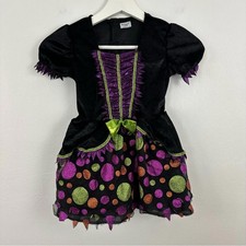 Spirit Halloween Girls Whimsical Witch Costume Size 5T/6T