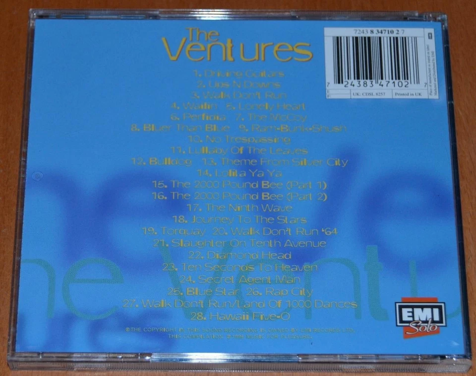 The Ventures - 1995 UK EMI Solo Label 28 Track CD - Image 2 of 4