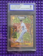 Wil Crowe 2021 Panini Prizm #102 Bronze Donut Circles Prizm ISA 9 #/40 Pirates