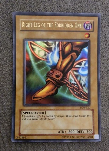 Yu-Gi-Oh! TCG Right Leg of the Forbidden One LOB-EN120