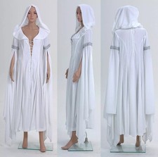 Legend of the Seeker Kahlan Amnell Confessor White Dress Skirt Costume Sale