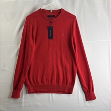 Tommy Hilfiger Small Red Men s Long Sleeve Shirt