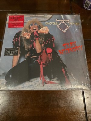 TWISTED SISTER Stay Hungry SEALED LP Black & Pink Sunburst Vinyl Rocktober