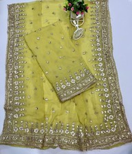 New Ladies Design Hand Made LCD Gotta Suits Jall Work Collection