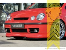 Rieger Frontspoiler Spoilerlippe Spoiler für VW Polo 9N