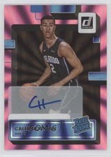 2022 Donruss Rated Rookie Holo Pink Laser Signatures Caleb Houstan #232 Auto uk2