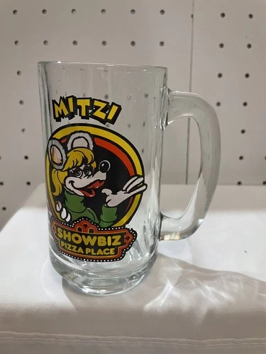 Vintage 1980’s ShowBiz Pizza Mitz Rock 12oz Root beer Float Mug 19.99