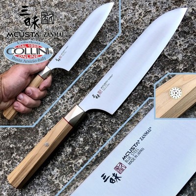 Mcusta Zanmai - Beyond Santokumesser 18cm - Aogami Super Steel - ZBX-5003B - ...