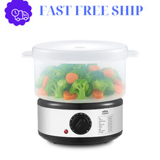 Elite Cuisine 2.4L Electric Food Steamer- New US.