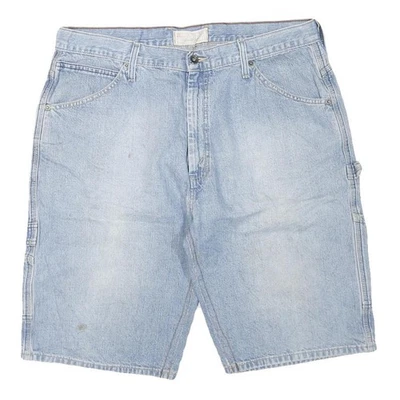 Shorts Cargo En Jean Bleu LEVI'S Pour Femmes L W36 En Coton Mélangé Décontracté - Photo 1/4