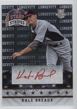 2015 Stars and Stripes Longevity Signatures Red Ink 15/201 Kale Breaux Auto 0v1