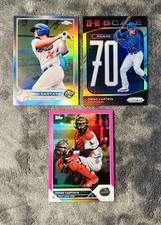 Diego Cartaya 2023 Topps Chrome Pro Debut Refractor & Pink Holo SP /199 Prizm
