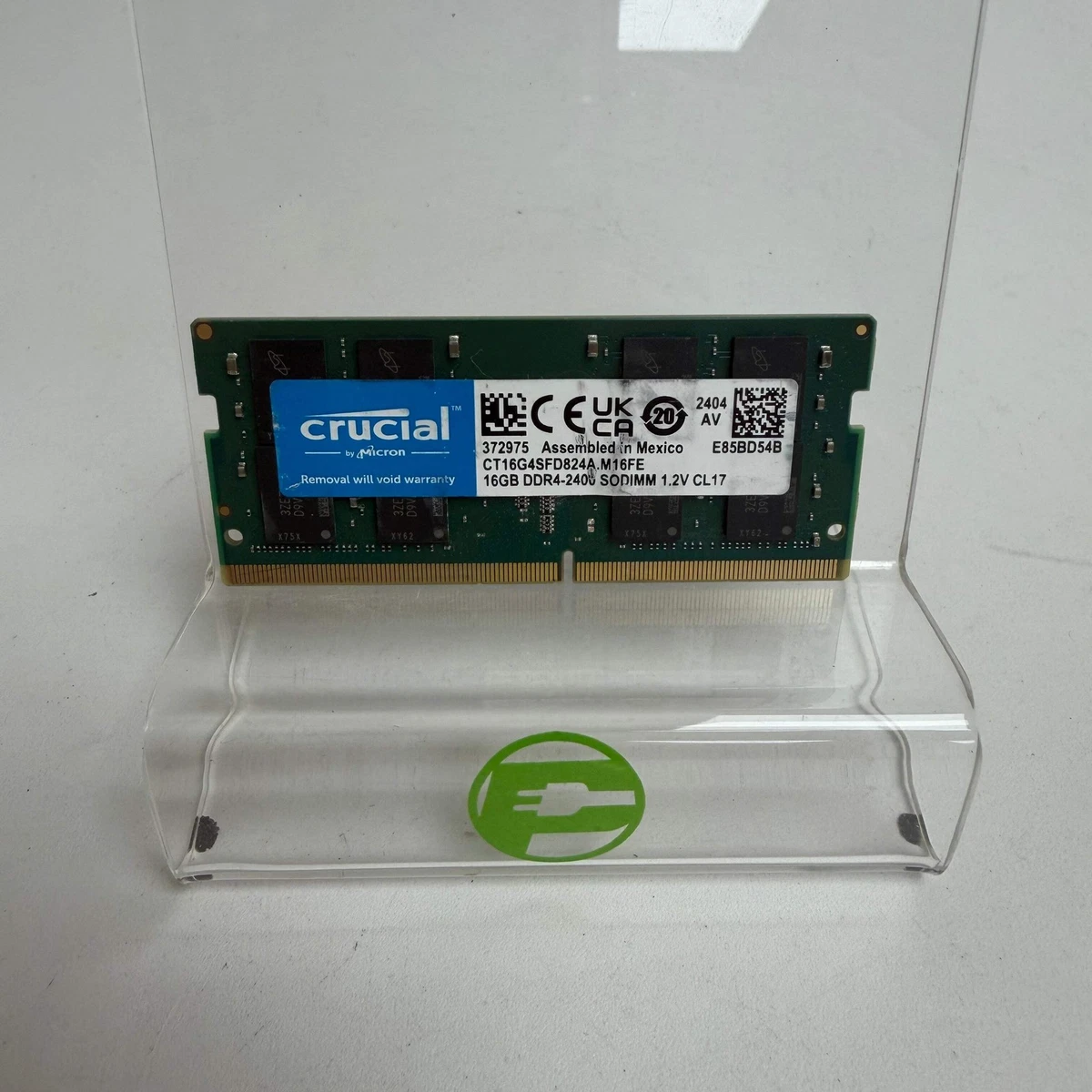 PC4-19200 (DDR4-2400) Bus Speed SO-DIMM Computer Memory (RAM) 16