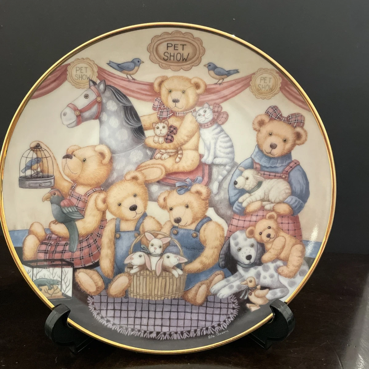 Franklin Mint Teddy Bear Plate | eBay