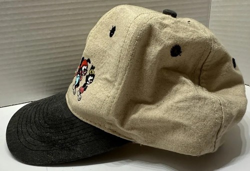 Animaniacs Warner Brothers Logo 7 Vintage 90's Snapback Cap Hat Embroidered - Picture 2 of 9