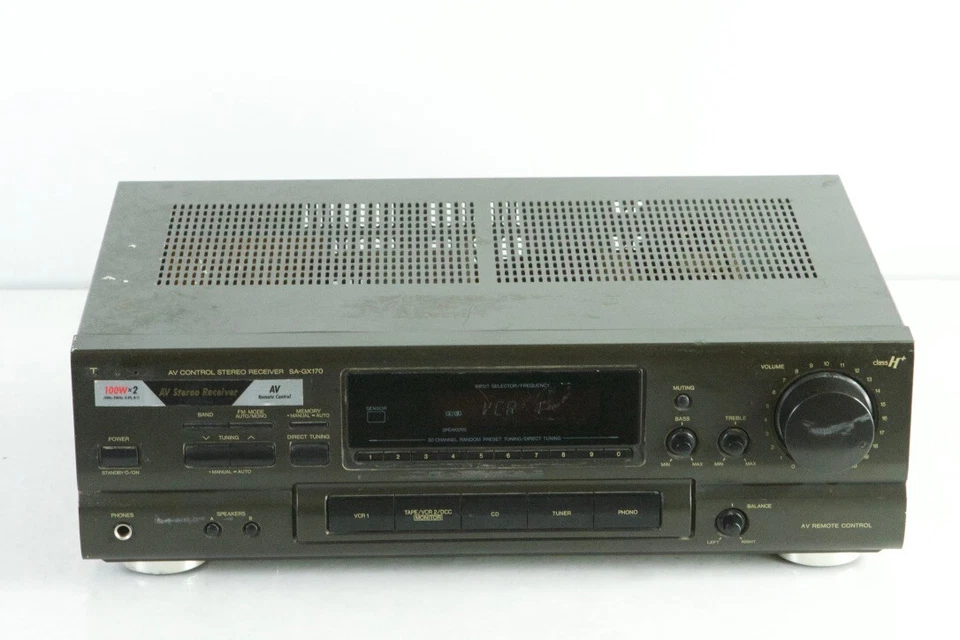 Technics SA-GX170 AM/FM Stereo Receiver No Remote m557 - Image 2 of 4