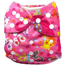 IXYVIA Baby Cloth Diapers Resizable Adjustable Washable Pocket Nappies 3