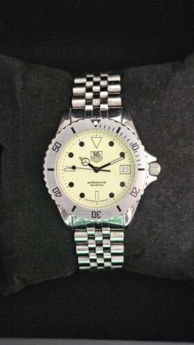 Vintage TAG Heuer 1000 Professional 980 113N Night Diver Watch. Excellent Cond.