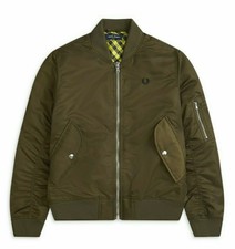 New Womens Fred Perry Oversized Bomber Jacket Size Uk 10 Eur 38 Rrp £250 ;