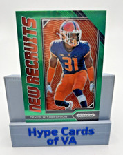 DEVON WITHERSPOON 23 Panini Prizm Draft Picks Green Prizm New Recruits RC #NR-20