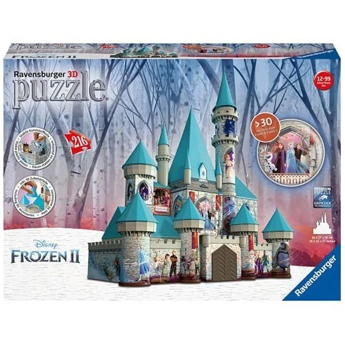 Ravensburger Disney Frozen 2 Castle 3D Puzzle 216 Pieces Complete - image 2 of 3