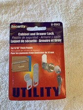 NEW DEFENDER SECURITY CABINET DRAWER LOCK U-9943.