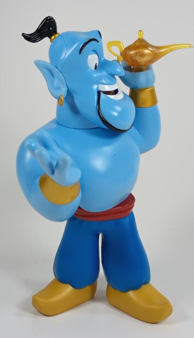 レア★アラジンと魔法のランプ Aladdin ジーニー Genie フィギュア★ Disney Aladdin Interactive 6
