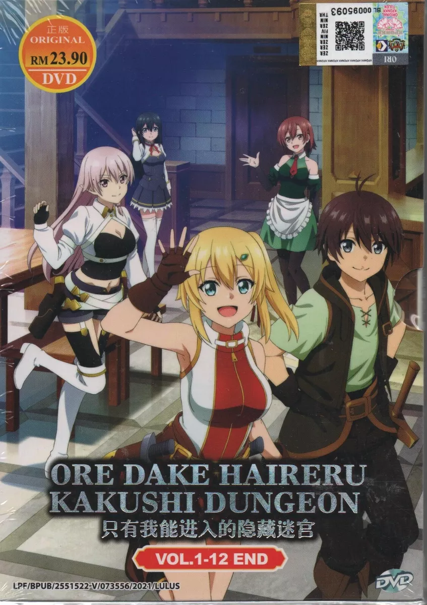 DVD Anime Ore Dake Haireru Kakushi Dungeon TV Series (1-12 End) English  Dubbed