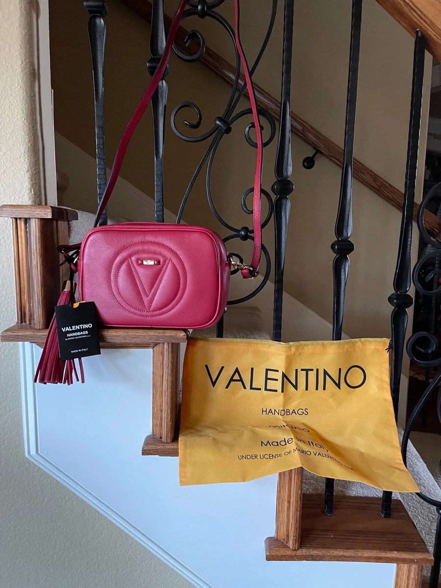 Valentino, Bags, Mia Leather Crossbody Signature Logo Bag From Valentino  By Mario Valentino