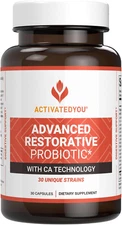 Advanced Restorative Probiotic for Daily Use- 30 Strain Digestive Gut Health & I