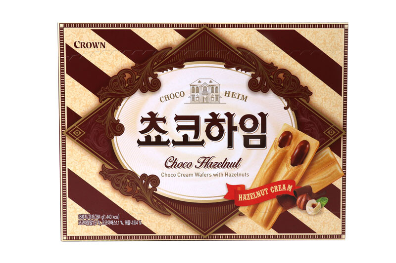 Korean Snack CROWN CHOCO HEIM 284g Crispy and Delicious Good Snack